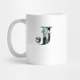 Flower Alphabet J Mug